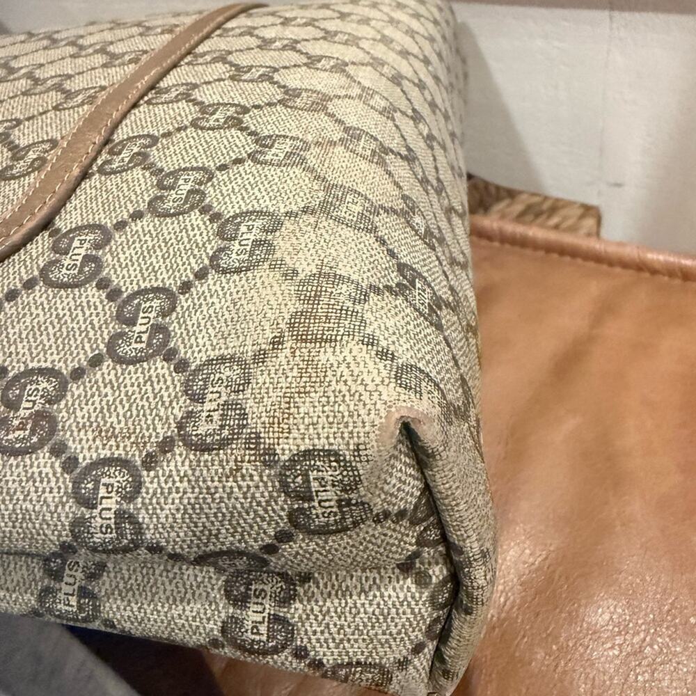 Vintage Gucci Plus Sherry line Tote & baby w/Original card & COA - Picture 12 of 16